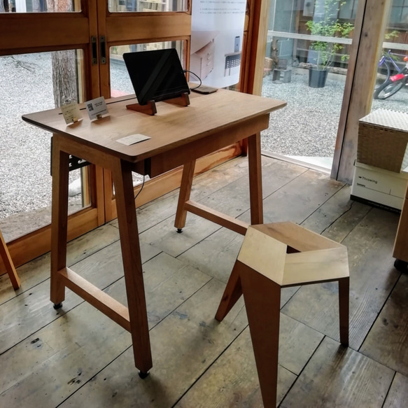 「work talk desk」 リモートワーク向けデスク 800x500サイズ+引き出しx１