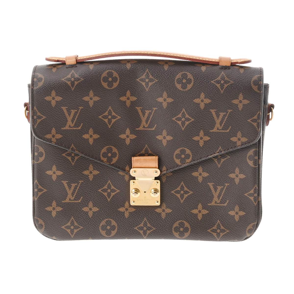 LOUIS VUITTON ルイヴィトン モノグラム ポシェットメティス ブラウン M44875 レディース モノグラムキャンバス 2WAYバッグ Bランク 中古 