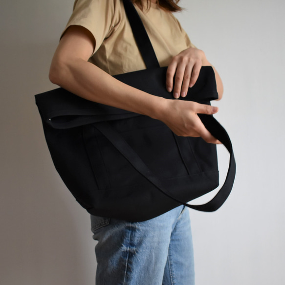 BEND TOTE BAG（ブラック）