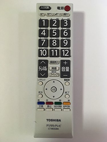 東芝　液晶テレビ純正リモコン　CT-90328A【中古品】