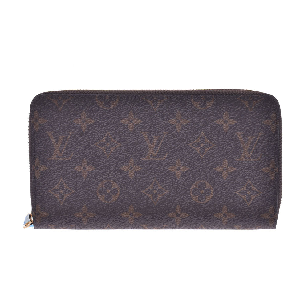 LOUIS VUITTON ルイヴィトン モノグラム ジッピーオーガナイザー ブラウン M62581 ユニセックス モノグラムキャンバス 長財布 新同 中古 