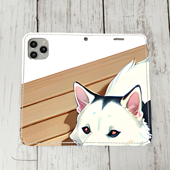 iphoneケース4-2-31 iphone 手帳 犬・イヌ・ワンちゃん 箱11 かわいい アイフォン iface