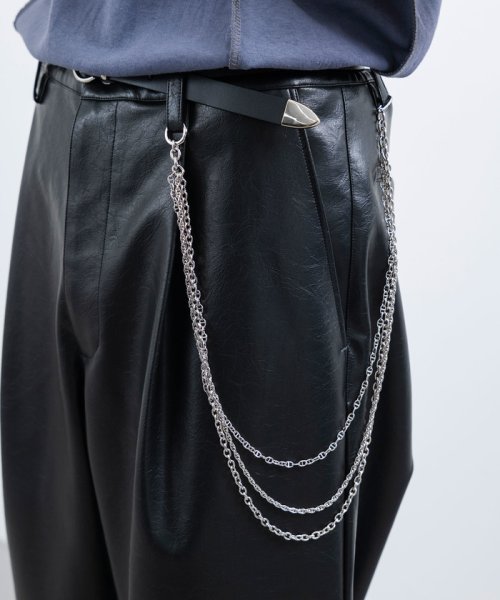 ital. from JUNRed / 2way triple wallet chain