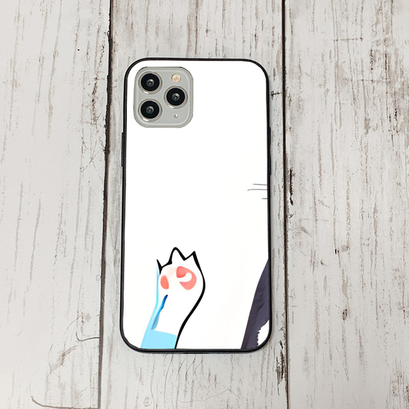 iphoneケース1-4-34 iphone 強化ガラス ねこ・猫・ネコ 箱1 かわいい アイフォン iface