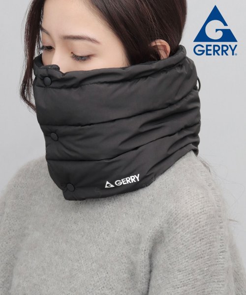 GERRY ジェリー ダウンネックウォーマー 再生中綿 REPREVE 防寒 秋 冬 アウトドア スポーツ レジャー 通勤 通学