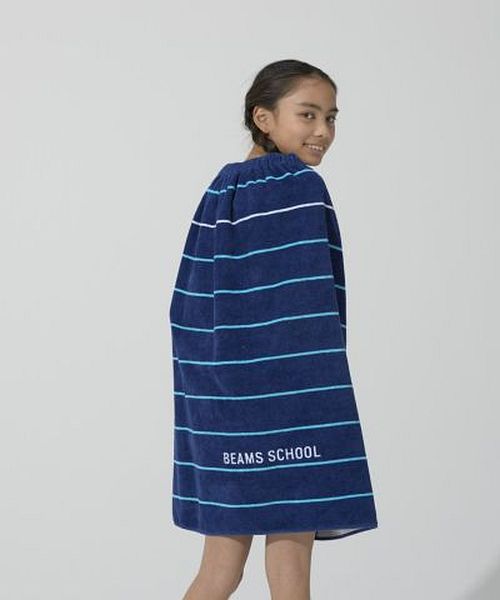 ビームス スクール/BEAMS SCHOOL キッズ 80cm丈綿ボーダー巻きタオル