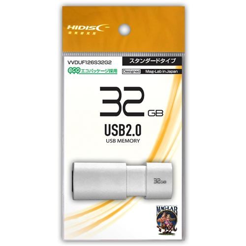 磁気研究所 VVDUF126S32G2 USB2.0 32GB ホワイト