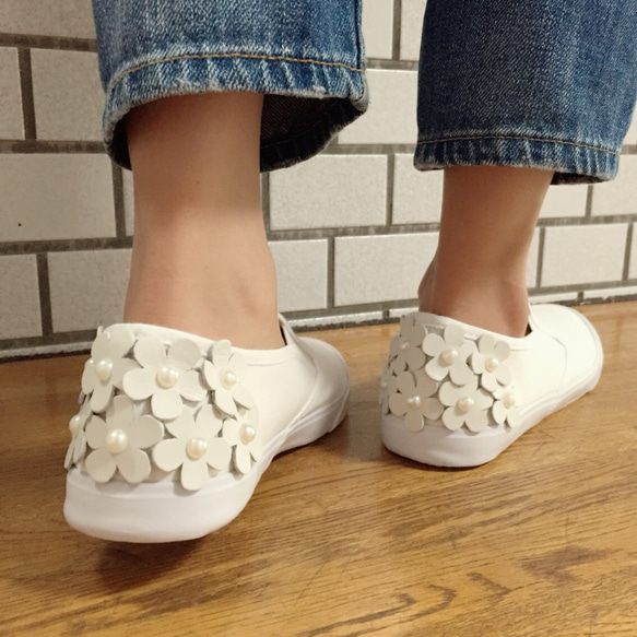 Spring flowers slip on 大人用