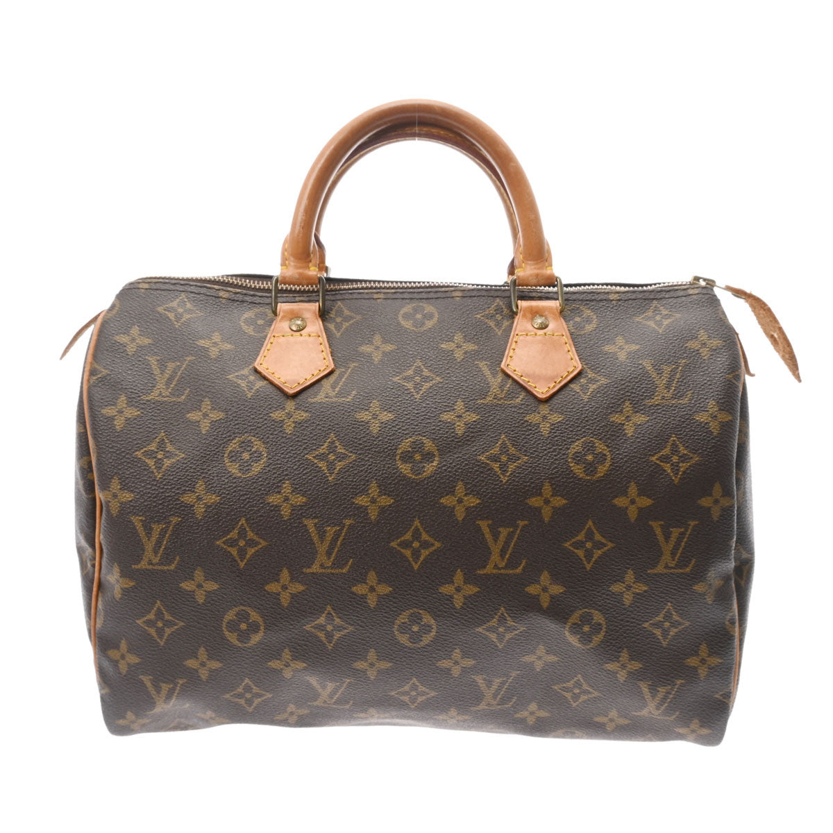 LOUIS VUITTON ルイヴィトン モノグラム スピーディ30 ブラウン M41526 レディース モノグラムキャンバス ハンドバッグ Bランク 中古 