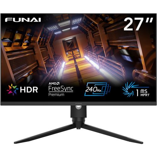 【台数限定】FUNAI FGM-27C540 27型 曲面モデル ゲーミングモニター 240Hz駆動 フルHD FFXIV推奨モニター【メーカー3年保証】