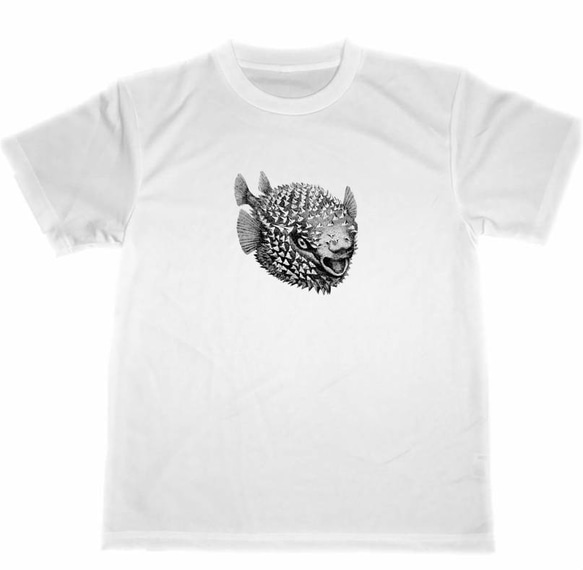 ハリセンボン　ドライ　Tシャツ　フグ　熱帯魚　魚　グッズ　河豚