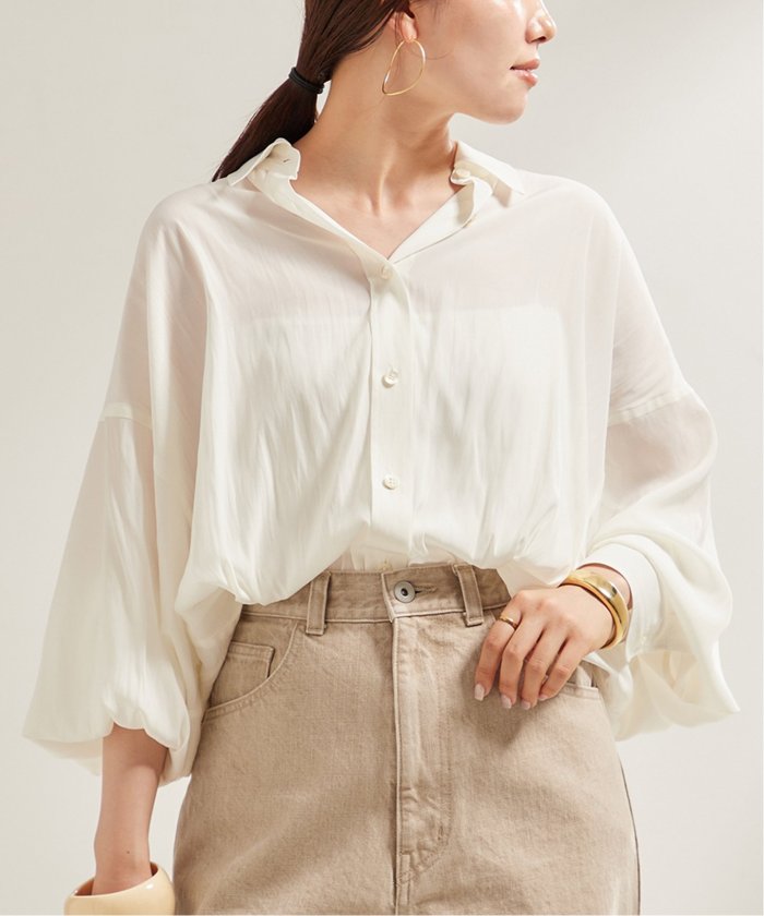 プラージュ/《予約》Memory Taffeta Dolman シャツ