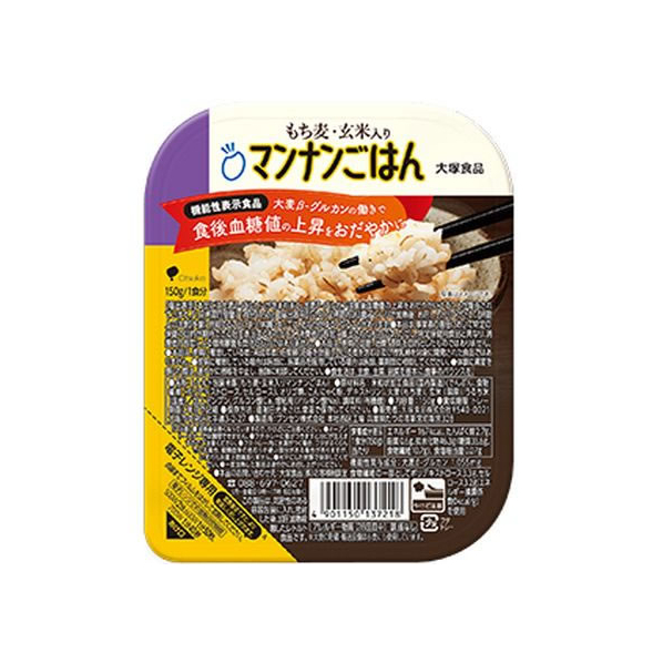 大塚食品 もち麦と玄米 マンナンごはん 150g FCT7203