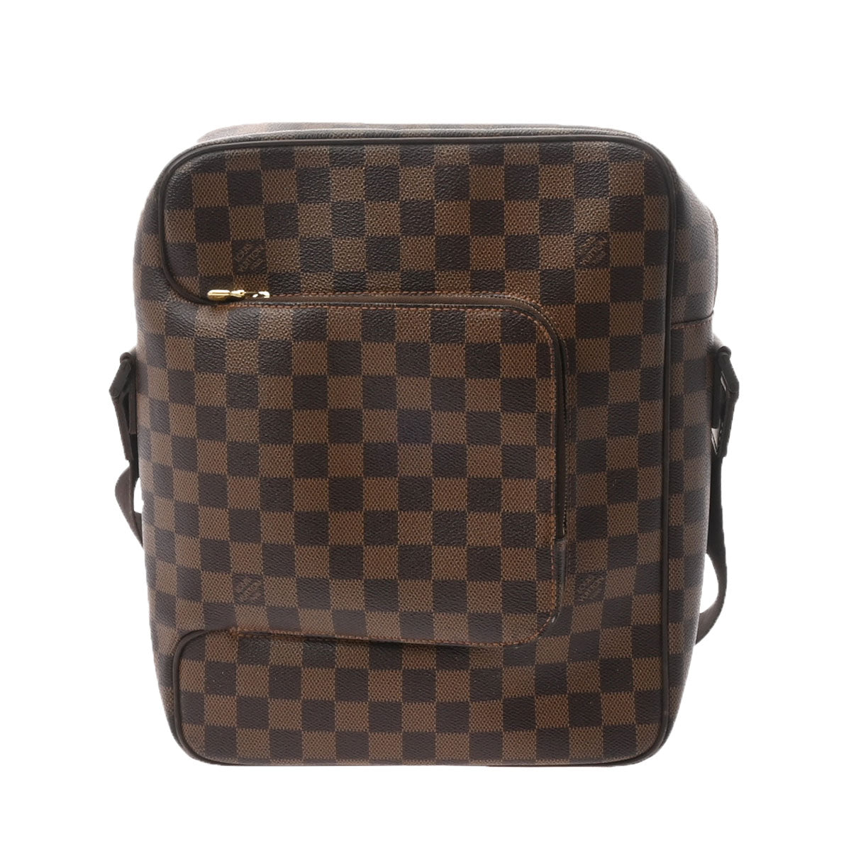 LOUIS VUITTON ルイヴィトン ダミエ オラフMM ブラウン N41441 ユニセックス ダミエキャンバス ショルダーバッグ Bランク 中古 