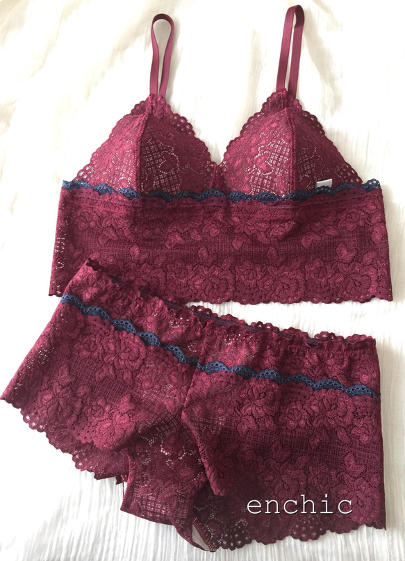 SAMPLE SALE!60 %オフ　Mサイズ限定 ◆relax bra & shorts set #204