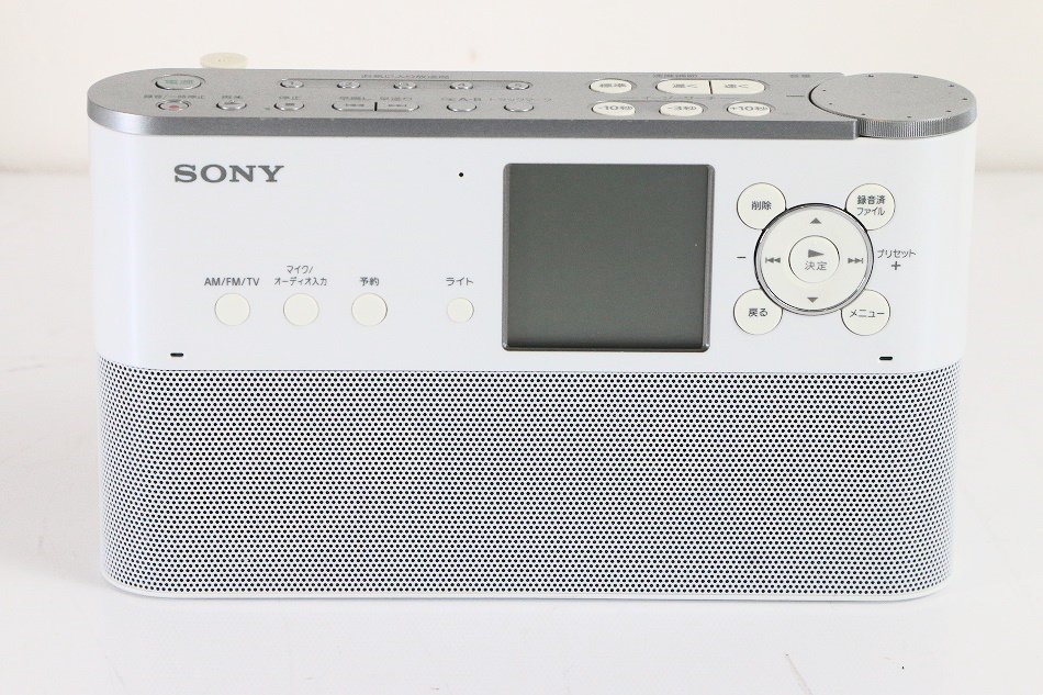 【新年の贈り物】ソニー SONY ポータブルラジオレコーダー 8GB FM/AM/ワイドFM対応 予約録音対応 語学学習機能搭載 ICZ-R250TV 【中古品】