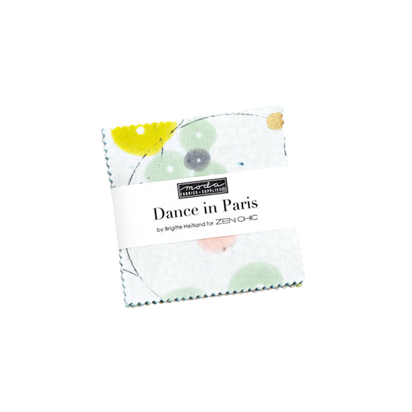 USAコットン moda mini charm 42枚セット Dance in Paris