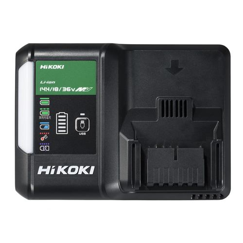 工機ホールディングス UC18YDL2 急速充電器 HiKOKI ブラック