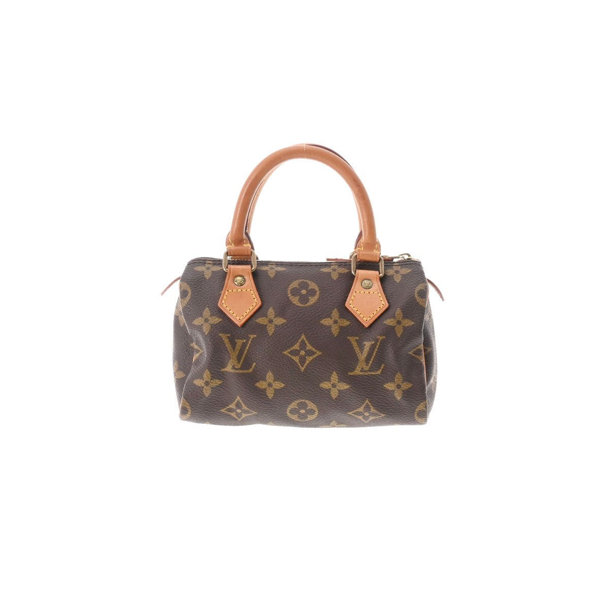 LOUIS VUITTON ルイヴィトン モノグラム ミニスピーディ ブラウン M41534 レディース モノグラムキャンバス ハンドバッグ ABランク 中古 