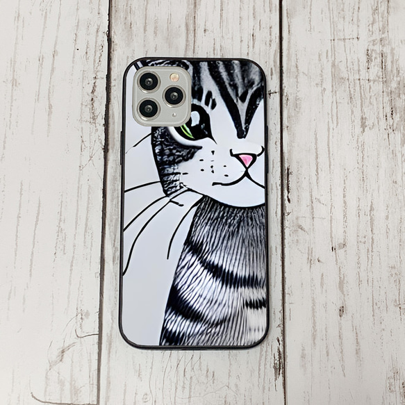 iphoneケース4-3-48 iphone 強化ガラス 猫・ねこ・ネコちゃん 箱20 かわいい アイフォン iface