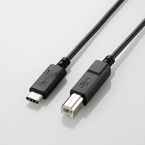 エレコム USB2.0ケーブル(認証品、C-B) 3.0m U2C-CB30NBK