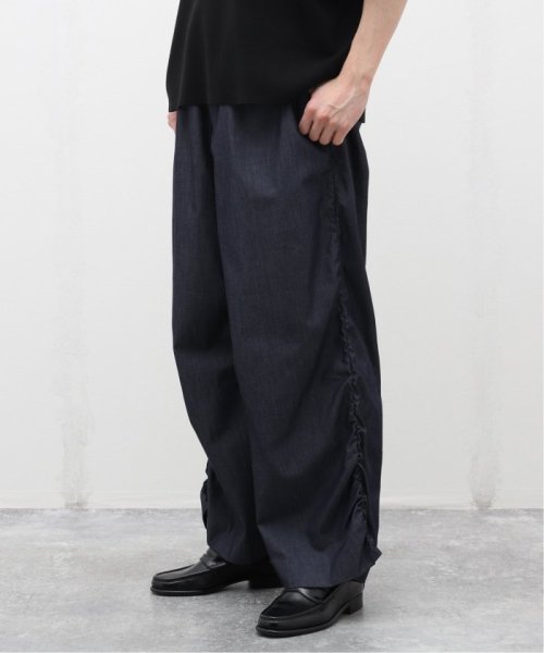 【GABRIELA COLL GARMENTS】ULTRA FINE DENIM DRAPED TROUSERS