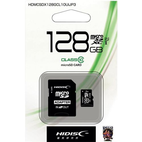 磁気研究所 HDMCSDX128GCL10UIJP3 microSDXCカード UHS-1 128GB Class10