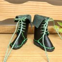 森き　折り曲げ編み上げブーツ　miniature boots.