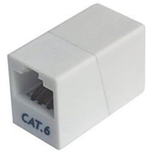 ミヨシ CAT-866Mマグネット付LAN中継アダプタ CAT.6