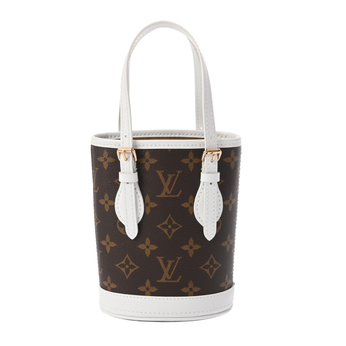 LOUIS VUITTON ルイヴィトン モノグラム ナノバケット ブラウン M81489 レディース モノグラムキャンバス 2WAYバッグ 未使用 