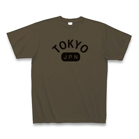 ◆TOKYOJPN◆文字◆ロゴ◆ヘビーウェイト◆半袖◆Tシャツ◆オリーブ◆各サイズ選択可