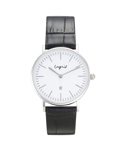 アングリッド Ungrid 腕時計 レディース BASIC ROUND LEATHER WATCH ブラック ブラウン シルバー 黒 UNG－21750T