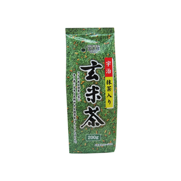 国太楼 宇治抹茶入り 玄米茶 200g F800361