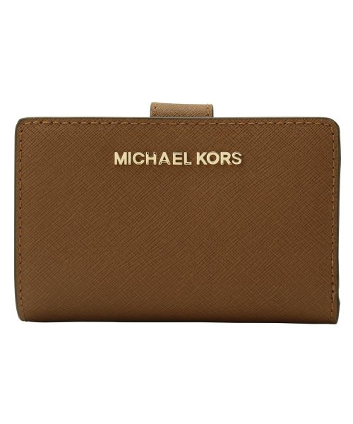 MICHAEL KORS マイケルコース JET SET TRAVEL MEDIUM 二つ折り 財布 レザー Mサイズ