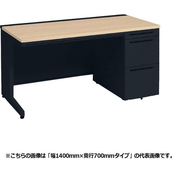 オカムラ アドバンス 片袖机 3段 引出し付 標準 幅1100×奥行600×高さ720mm 3V1SCK