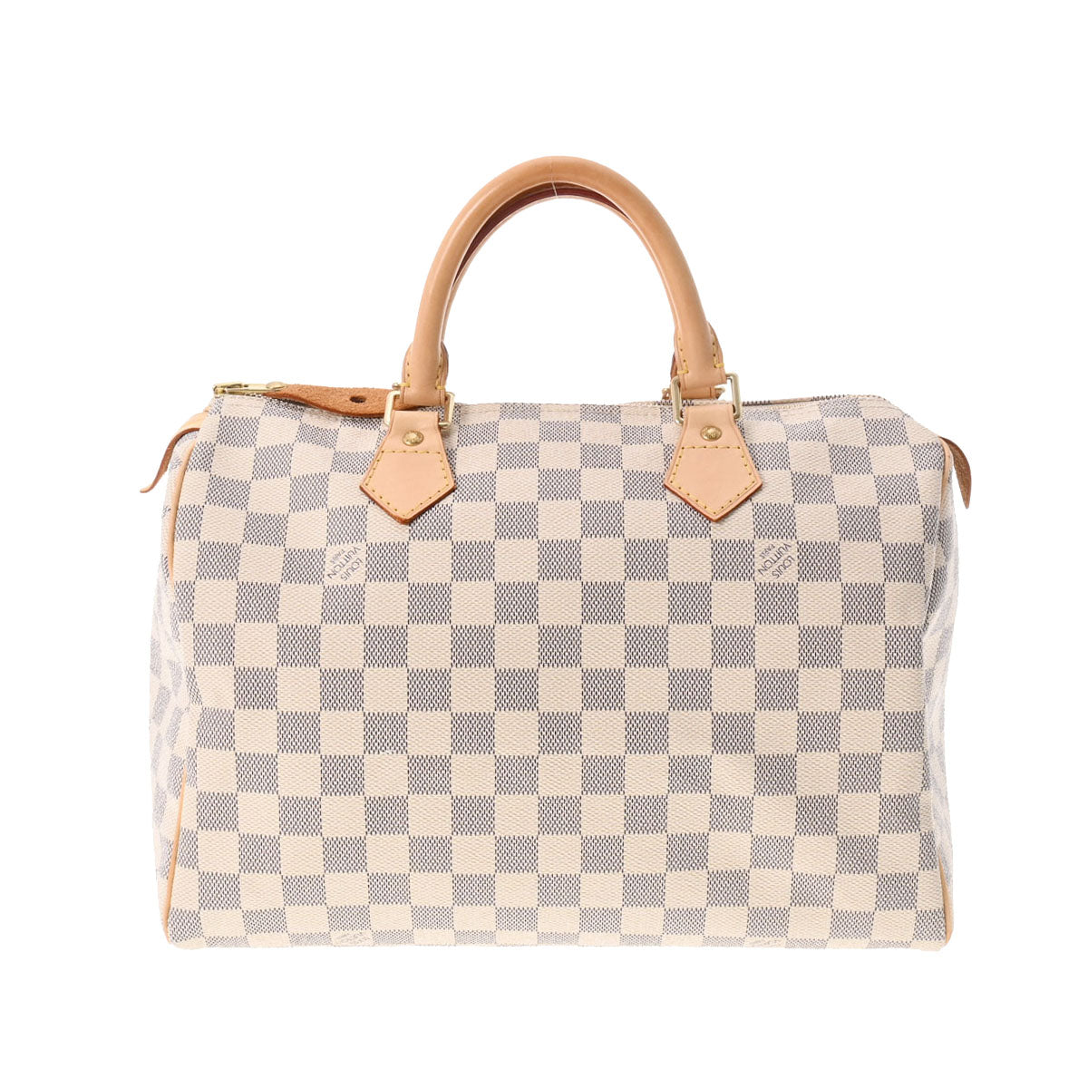 LOUIS VUITTON ルイヴィトン ダミエ アズール スピーディ30 ホワイト N41370 レディース ダミエアズールキャンバス ハンドバッグ ABランク 中古 