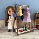 doll用折りたたみハンガーラック Lサイズ