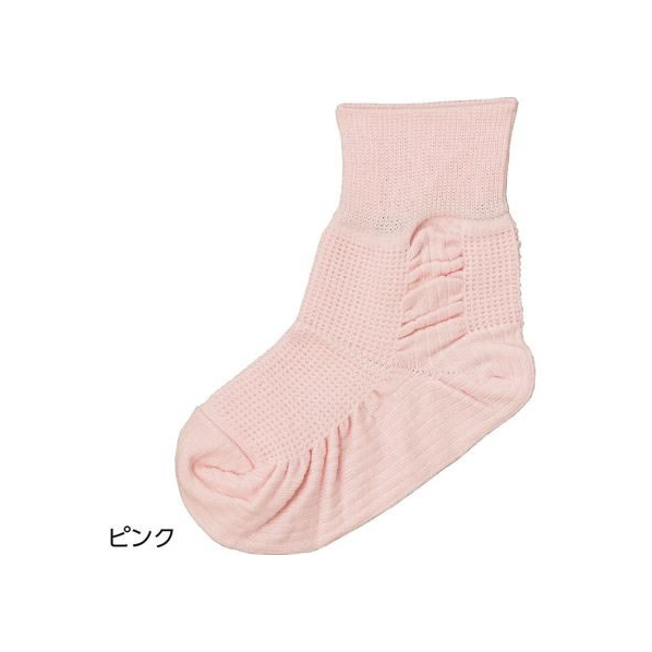 ケアファッション 転倒予防靴下(婦人) ピンク 23～24cm FCP5242-09753301