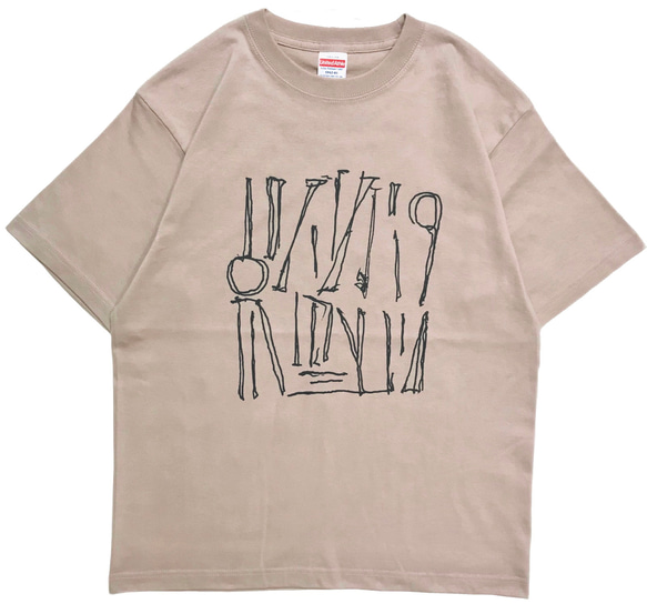 DRAWING・スモーキーピンク・Tシャツ【2TN-023-SP-B】