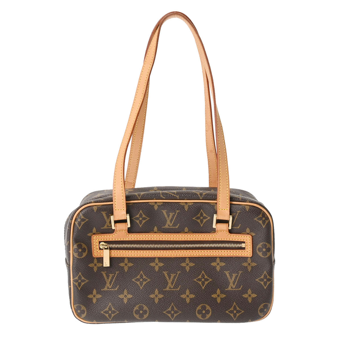 LOUIS VUITTON ルイヴィトン モノグラム シテ MM ブラウン M51182 レディース モノグラムキャンバス ハンドバッグ ABランク 中古 