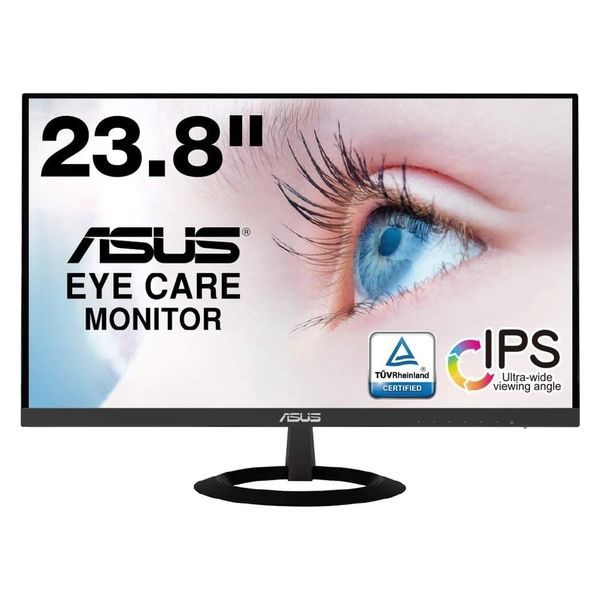 ASUS TeK  ワイド液晶ディスプレイ　２３．８型／１９２０×１０８０／ＨＤＭＩ、アナログＲＧＢ／ブラック VZ249HR-P（直送品）