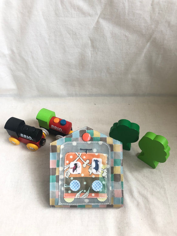 【sale/即納】通学/通園　仮置きマスクケース　maskhouse -train-4