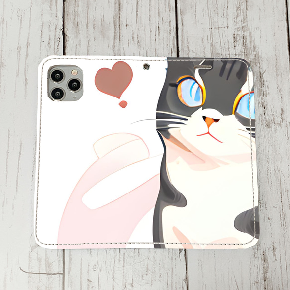 iphoneケース2-1-10 iphone 手帳 ねこ・猫・ネコ 箱2 かわいい アイフォン iface