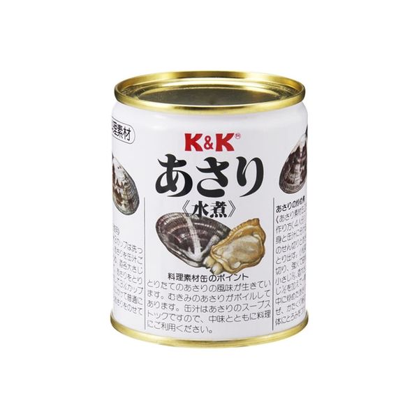 国分グループ本社 K&K あさり水煮 225g x24 0317088 1箱(24入)（直送品）