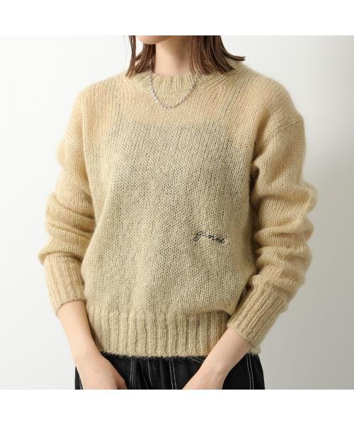 GANNI ニット Mohair O－neck Pullover K1918 2597 セーター