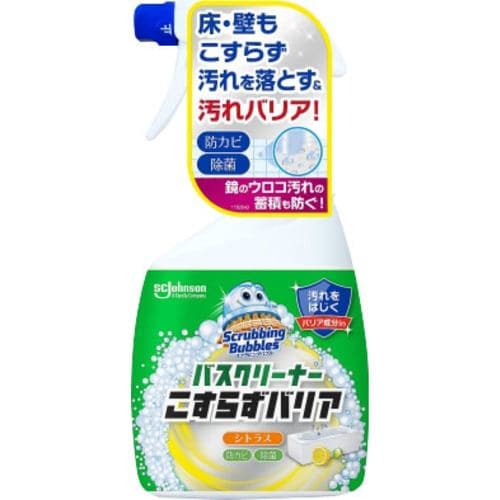 ジョンソン スクラビングバブル バスクリーナー こすらずバリア シトラス 本体 ５００ＭＬ 500ML