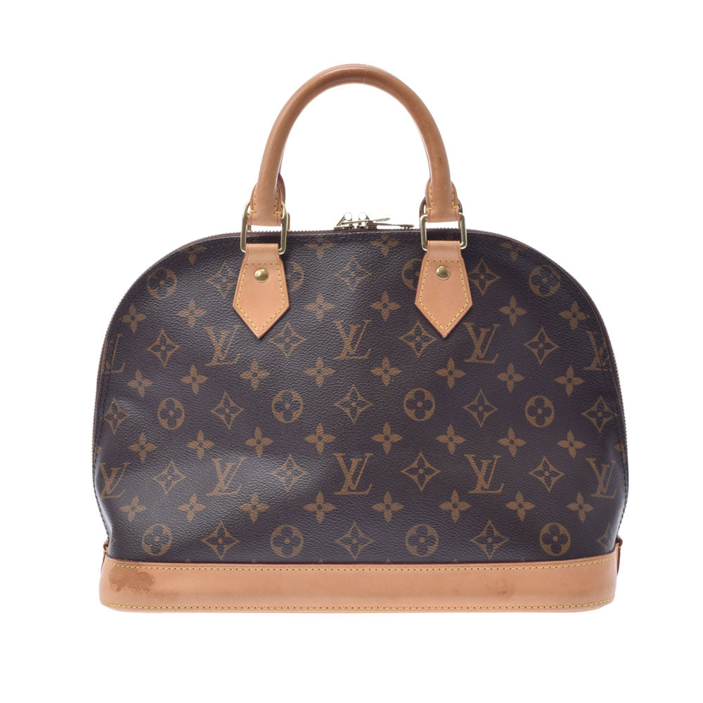 LOUIS VUITTON ルイヴィトン モノグラム アルマ 新型 ブラウン M53151 レディース モノグラムキャンバス ハンドバッグ ABランク 中古 