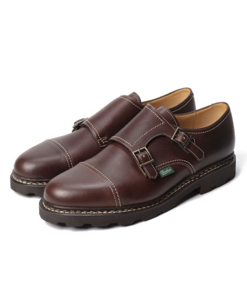 【メンズ】【PARABOOT】PARABOOT パラブーツ WILLIAM ウィリアム 981413 981412 ダブルモンクストラップシューズ レザー 靴