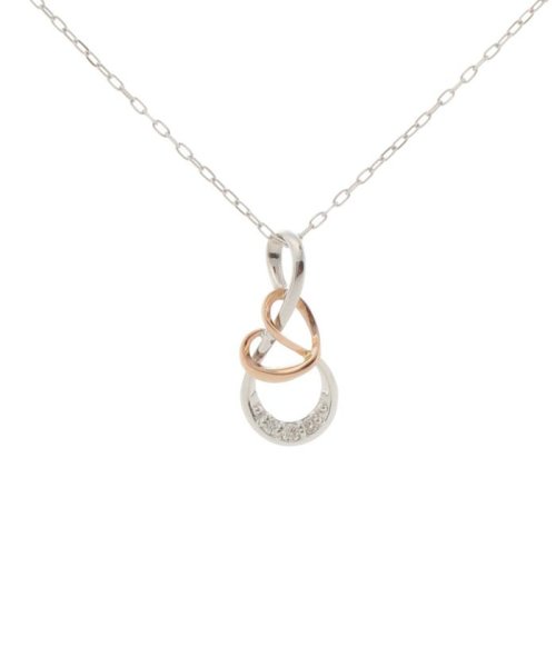 K10 WG×PG Infinity Love Knot ネックレス