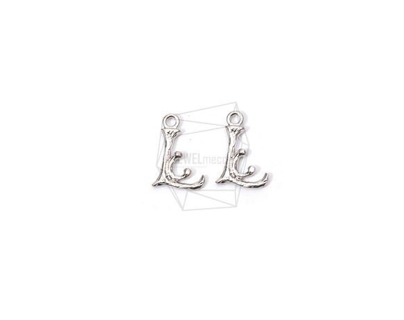 PDT-1852-MR【2個入り】イニシャルペンダント,Alphabet Initial,Letter pendant